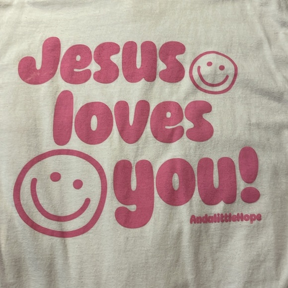 jesus loves you tee - Picture 2 of 2